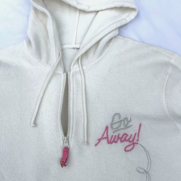 Tweety Bird Looney Tunes GO AWAY Fleece Hoodie WARNER BROTHERS - Picture 3 of 5